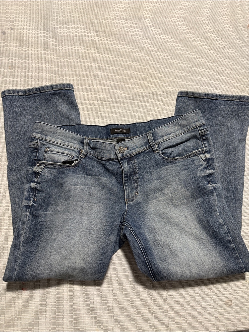 White House Black Market Women’s Medium Wash Bootcut Jeans